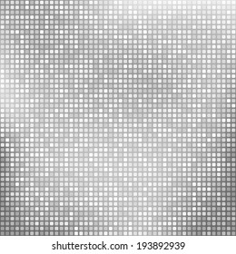 Stylish silver abstract background with tiny squares
