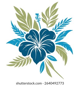 stylish single line flower artwork for product use.botanical drawing with leaf and blossom detail.fashion and wedding ready illustration

