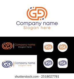 Stylish and sleek double "G" letter logo in a rounded rectangle. Perfect for branding, minimalistic designs, and corporate identity. Clean, modern, unique,professional and versatile for various uses.