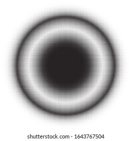 Stylish small dots, great design for any purposes. Paper art card. Vector design concept. Abstract dotted monochrome pattern. Halftone gradient pattern. Stylish graphic texture. Fashion style.