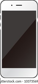 Stylish smartphone white
