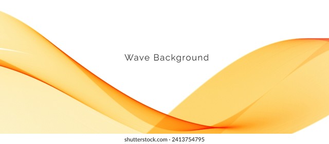 Stylish smooth colorful flow wave background