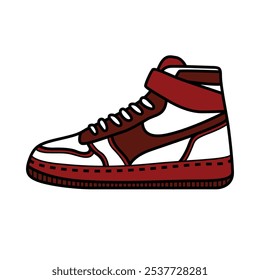 Stylish Sneaker Shoe Clip Art for Trendy Design Projects