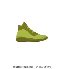 Stylish sneakers vector. Colored shoes logo. Sports sneakers vector. Sneakers simple icon on white background vector. Vector illustration.