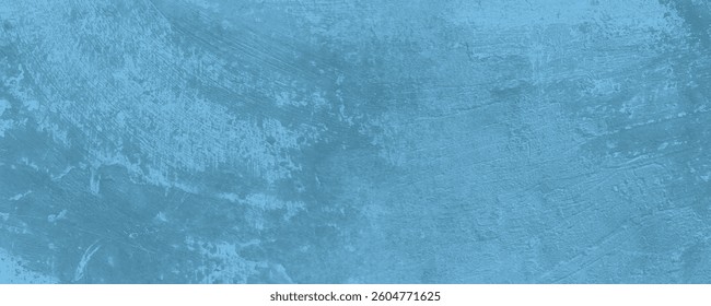 A Stylish and Sophisticated Blue Canvas with an Intriguing Combination of Soft and Rough Paint Strokes

