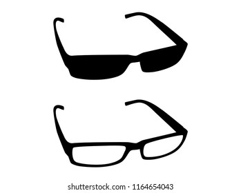 Stylish spectacles vector 