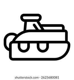 Stylish speedboat navigating a lake or river, featuring a protective canopy