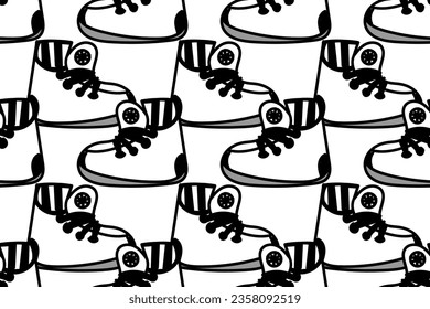 Stylish sport shoes. Basketball. Fashion. Sportswear. name
Trendy, stylish, fashionable, seamless vector pattern for design and decoration.