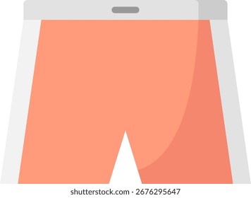 Stylische Sport Shorts Flat Vektorgrafik