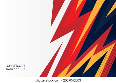 stylish sports background with geometric sharp shapes. - Vector.