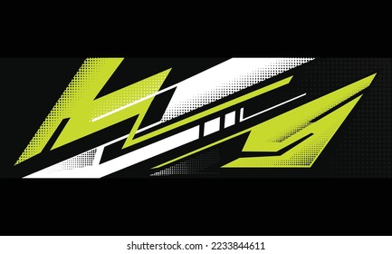 stylish sports background with geometric sharp shapes