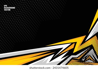 stylish sports background with geometric sharp shapes