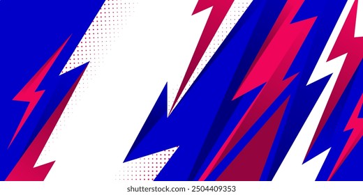Elegante fondo deportivo con Formas geométricas afiladas