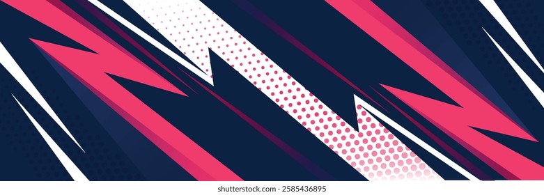 stylish sports background with geometric sharp shapes