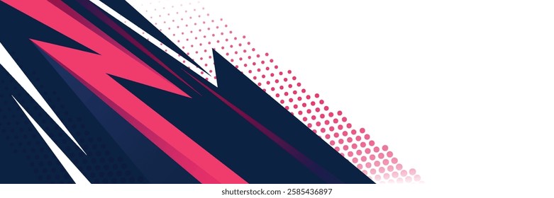 stylish sports background with geometric sharp shapes