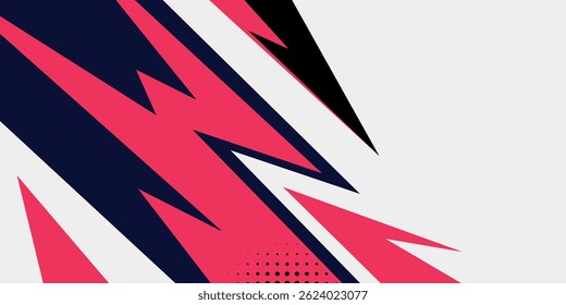 Elegante fondo deportivo con Formas geométricas afiladas
