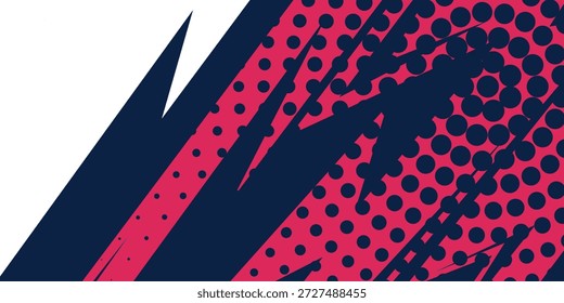stylischer Sporthintergrund mit geometrisch scharfen Formen