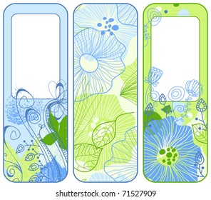 Stylish spring banners