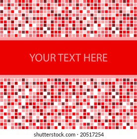 Stylish square banner. Vector illustration
