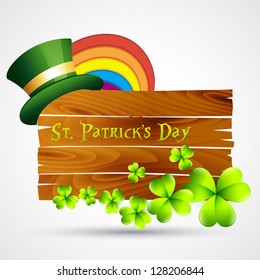 stylische Patrick's Day Vektorgrafik