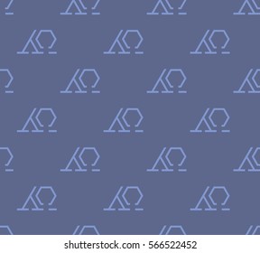 Stylish strict pattern with letters.Vector endless background.Eps 10
