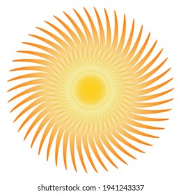 ilustración de fondo blanco con estilo solar
