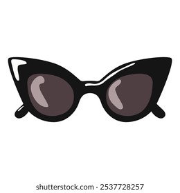 Stylish Sunglasses Clip Art for Fashion and Design Projects