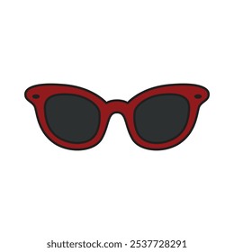 Stylish Sunglasses Clip Art for Fashion and Design Projects