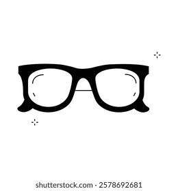 Stylish Sunglasses Vector Icon Design