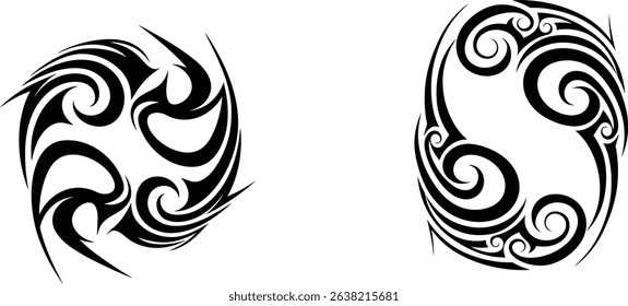 Stylish Swirl Motifs for Artistic Expression