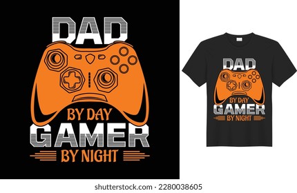 Stylish t shirt and trendy apparel design with joystick, gamepad, typography, print, vector. Gaming and Gamer T-Shirt Design, Posters, Gamer Quotes, and Slogan good for a T-Shirt.