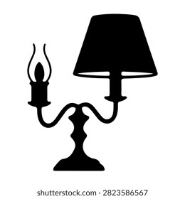 Stylish table lamp featuring a traditional design, perfect for creating warm ambiance in living rooms, bedrooms, or study areas.