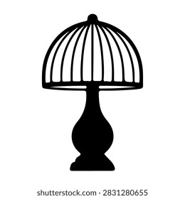 Stylish table lamp featuring a traditional design, perfect for enhancing home or office interior aesthetics with warm lighting.