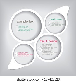 Stylish template for business design
