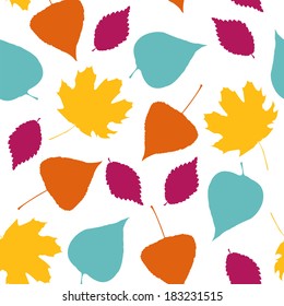 Stylish template with a tree leaves