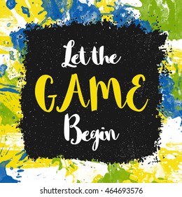 Let The Games Begin High Res Stock Images Shutterstock