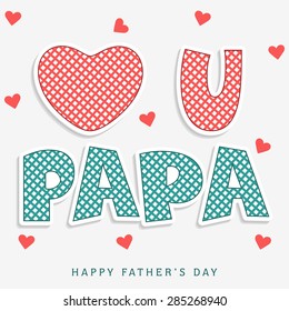 Love Daddy Images Stock Photos Vectors Shutterstock