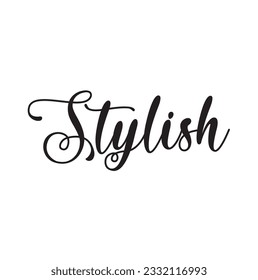 Stylish Text Phrase Cursive Calligraphy Typeface