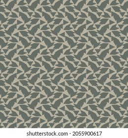 Stylish textile pattern in shades of gray. Abstract mosaic background. Scarf design.  