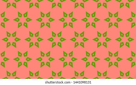 Stylish textile print with geometric design. fabric background.

