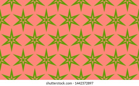 Stylish textile print with geometric design. fabric background.

