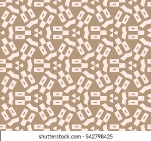 Stylish textile print with geometric ethnic design.fabric background.Vector seamless pattern.