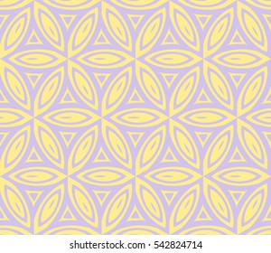 Stylish textile print with geometric ethnic design.fabric background.Vector seamless pattern.