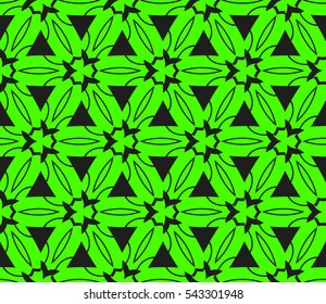Stylish textile print with geometric ethnic design.fabric background.Vector seamless pattern.
