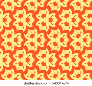 Stylish textile print with geometric ethnic design.fabric background.Vector seamless pattern.