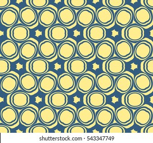 Stylish textile print with geometric ethnic design.fabric background.Vector seamless pattern.