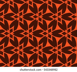 Stylish textile print with geometric ethnic design.fabric background.Vector seamless pattern.