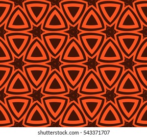 Stylish textile print with geometric ethnic design.fabric background.Vector seamless pattern.