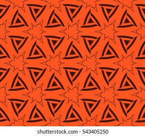 Stylish textile print with geometric ethnic design.fabric background.Vector seamless pattern.