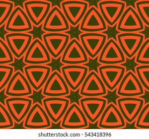 Stylish textile print with geometric ethnic design.fabric background.Vector seamless pattern.